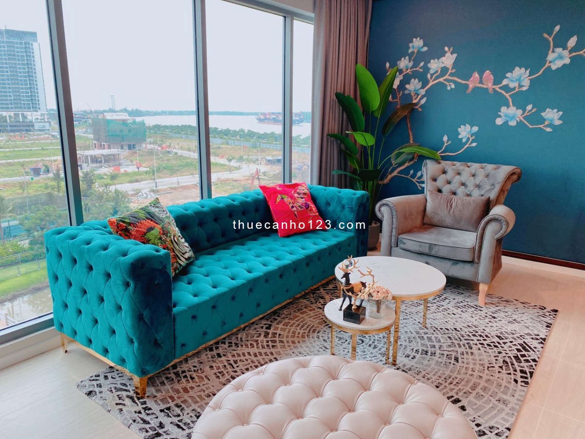 Căn hộ 3 phòng ngủ Đảo Kim Cương cho thuê - Q2, căn góc, view tháng, mát mẻ