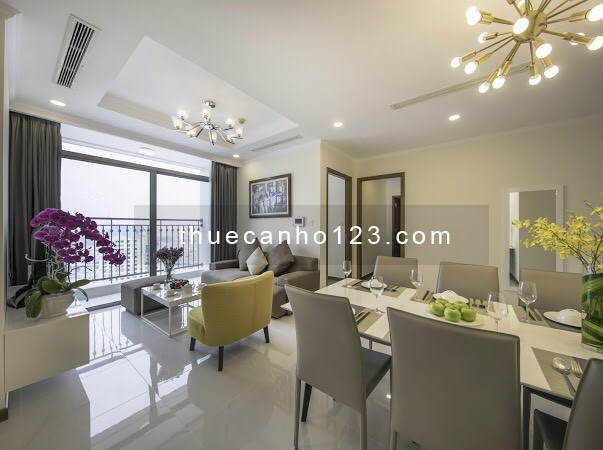 Cho thuê căn hộ 2PN Vinhomes Central Park 81m2 giá 17 triệu