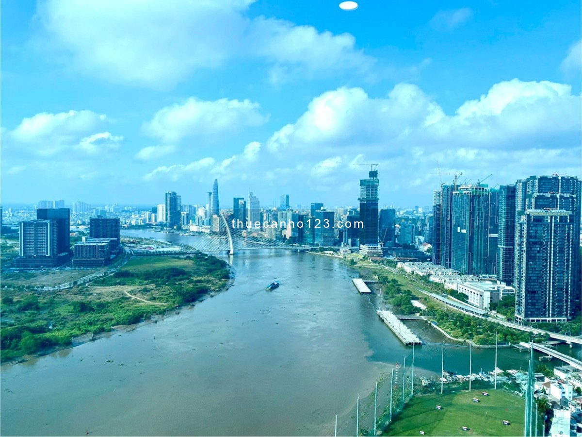 Sunwah Pearl, Cho thuê căn hộ 2PN+1, 106m2, View sông và Bitexco siêu đẹpGiá 44tr