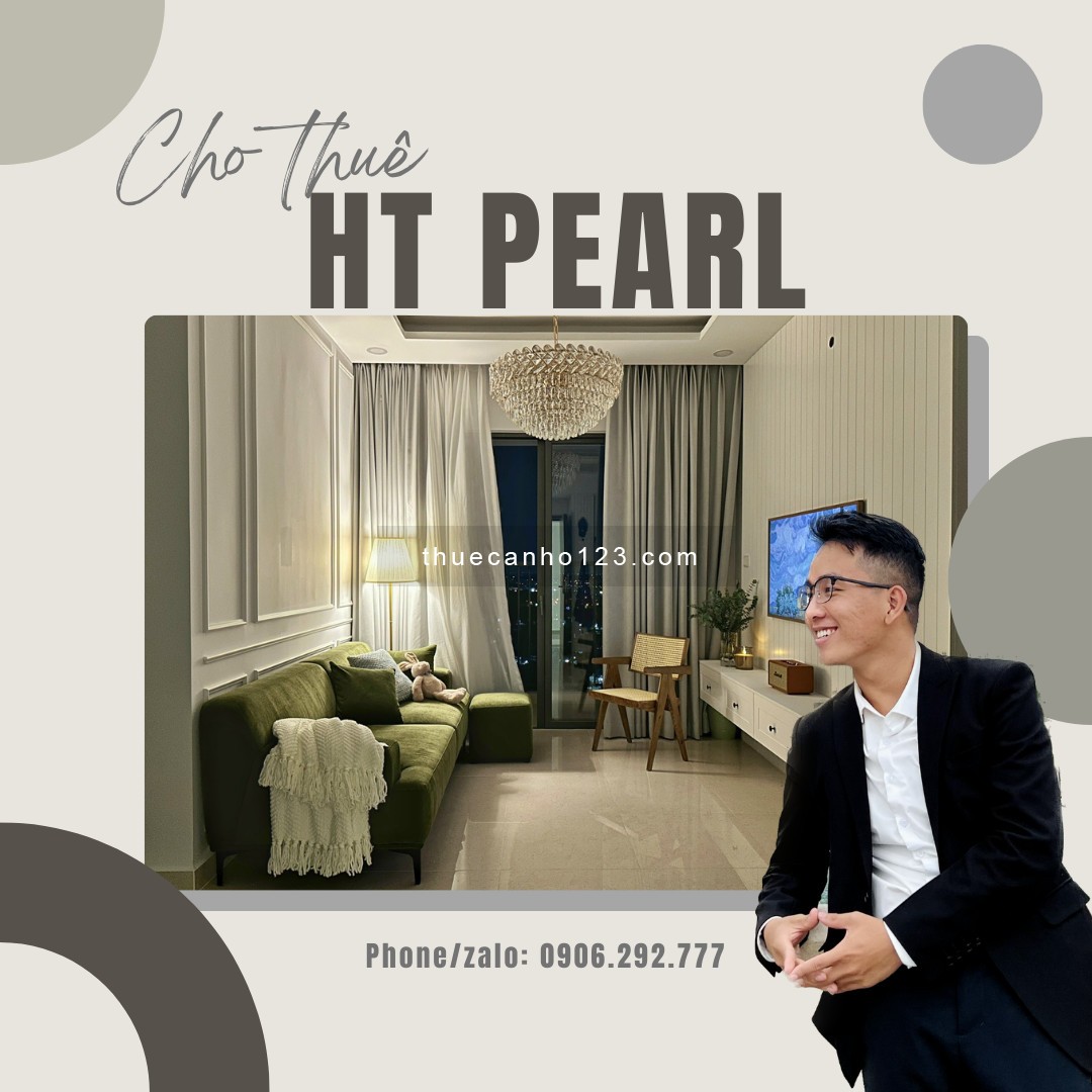 CHO THUÊ CĂN HỘ 2 PHÒNG NGỦ HT PEARL, BAO PHÍ QUẢN LÍ, CÓ NỘI THẤT