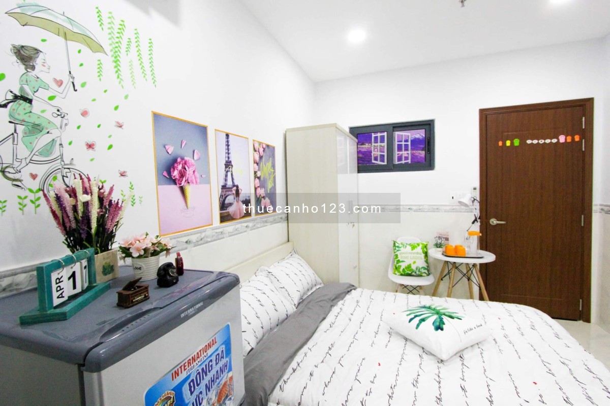 Cho thuê căn hộ cửa sổ thoáng ngay Trần Xuân Soạn Quận 7 gần Lotte, ĐH TDT, UFM