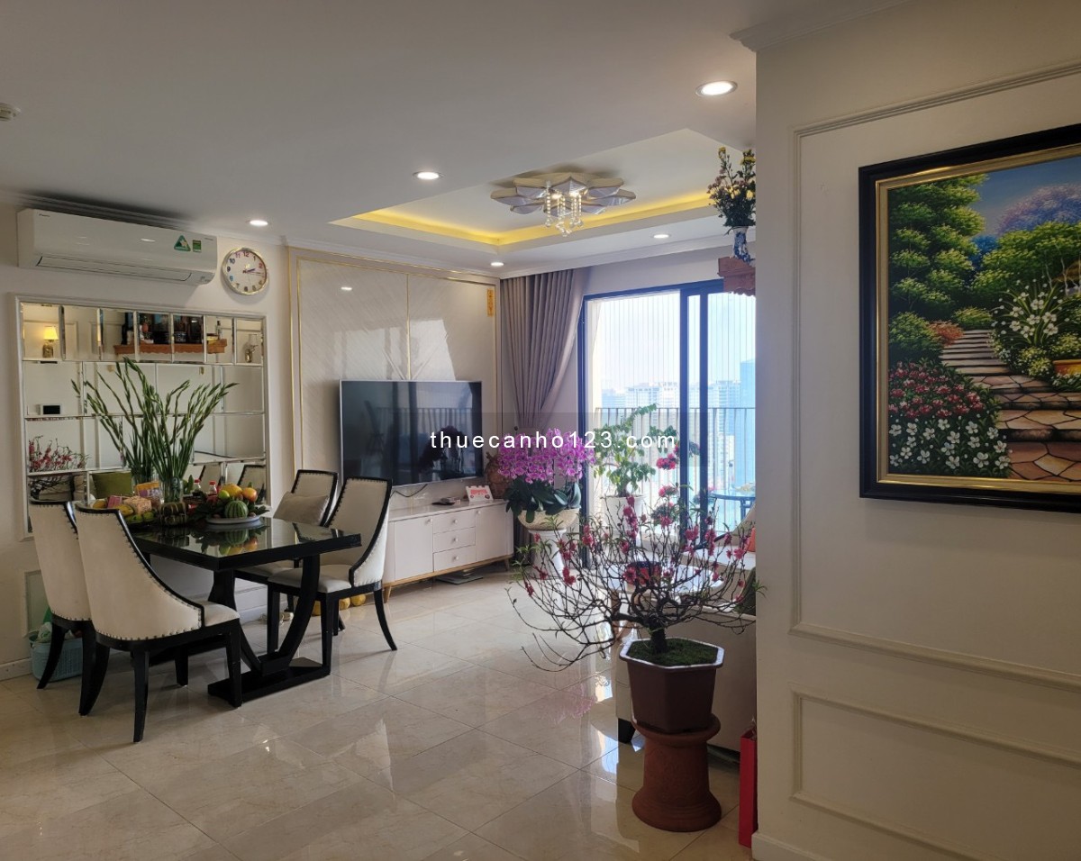 Tháng 4! Cho thuê căn hộ D'CAPITALE Trần Duy Hưng C6 100m, 3 ngủ, full đồ, 24 triệu.LH 0918682528