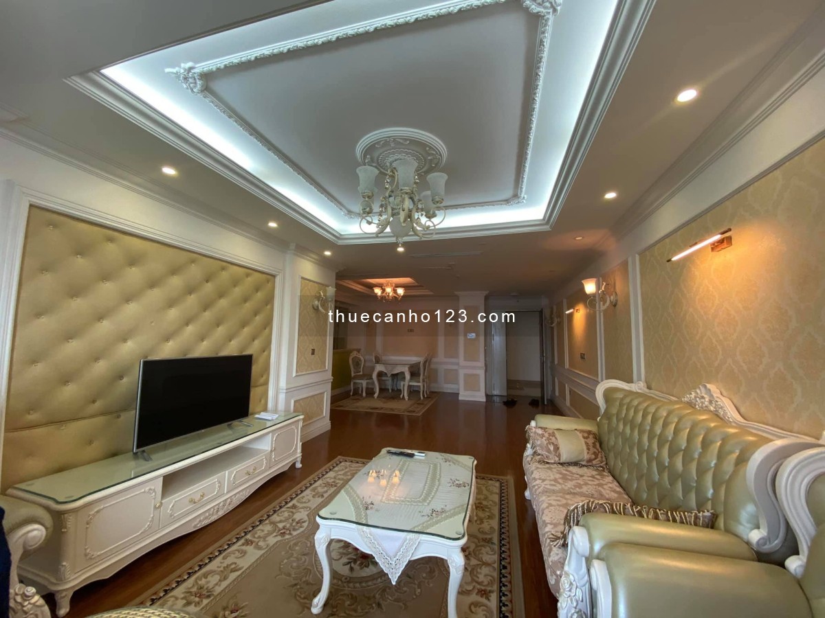 Cho thuê căn hộ Mandazin Hoàng Minh Giám 172m, 3 ngủ full đồ giá hấp dẫn. LH 0918682528