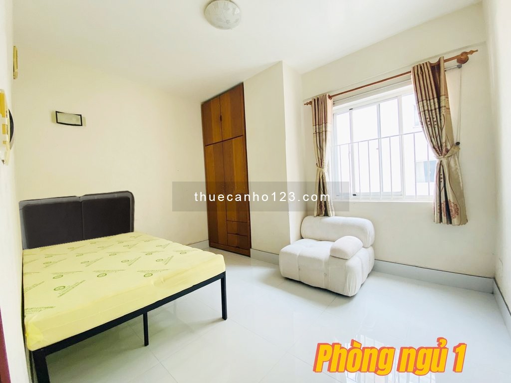 Cho thuê gấp căn hộ Phú Thạnh Apartment DT 85m2, 2pn, đầy đủ nội thất 9.5tr/th 0902855182