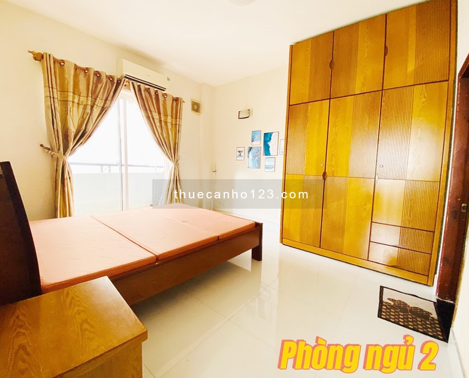 Cho thuê gấp căn hộ Phú Thạnh Apartment DT 85m2, 2pn, đầy đủ nội thất 9.5tr/th 0902855182