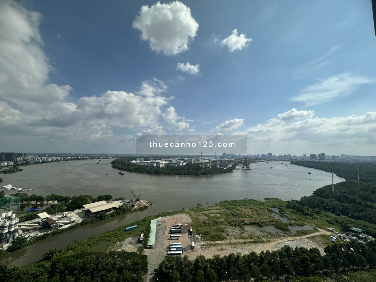 New City Thủ Thiêm, Thuê ngay căn hộ view sông nhà mới đẹp, 3PN, 86m2, Full NT, Giá 20tr