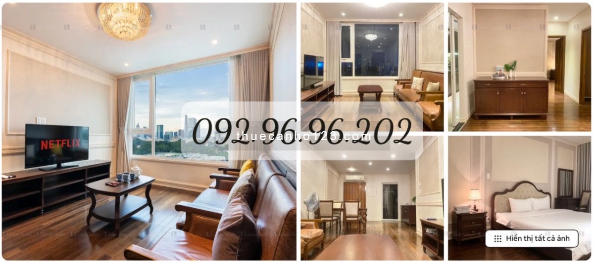 Cho thuê Căn hộ Léman Luxury Apartments 88m2, Sang trọng, Ngay Trung Tâm Quận 3