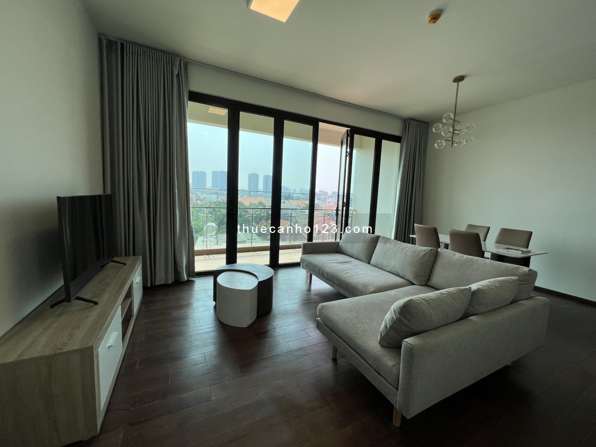 D'edge Thảo Điền, Cho thuê căn hộ giá tốt 3PN+1 kho, 3WC, 143m2,Thang máy riêng, Full NT, Giá 65tr