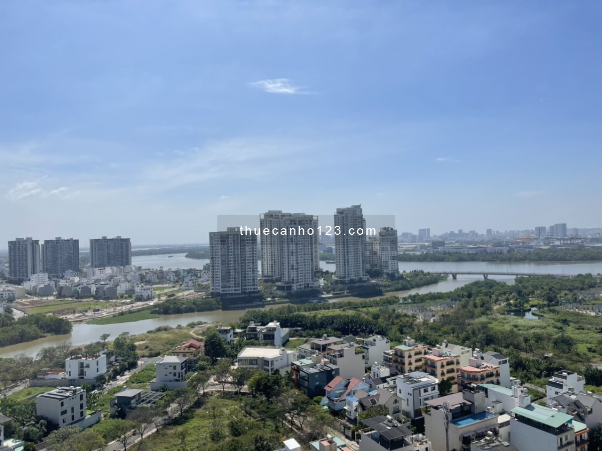 The Sun Avenue Cho thuê căn hộ DT lớn 109m2, 3PN, Full NT đẹp, View sông, Giá chỉ 24tr