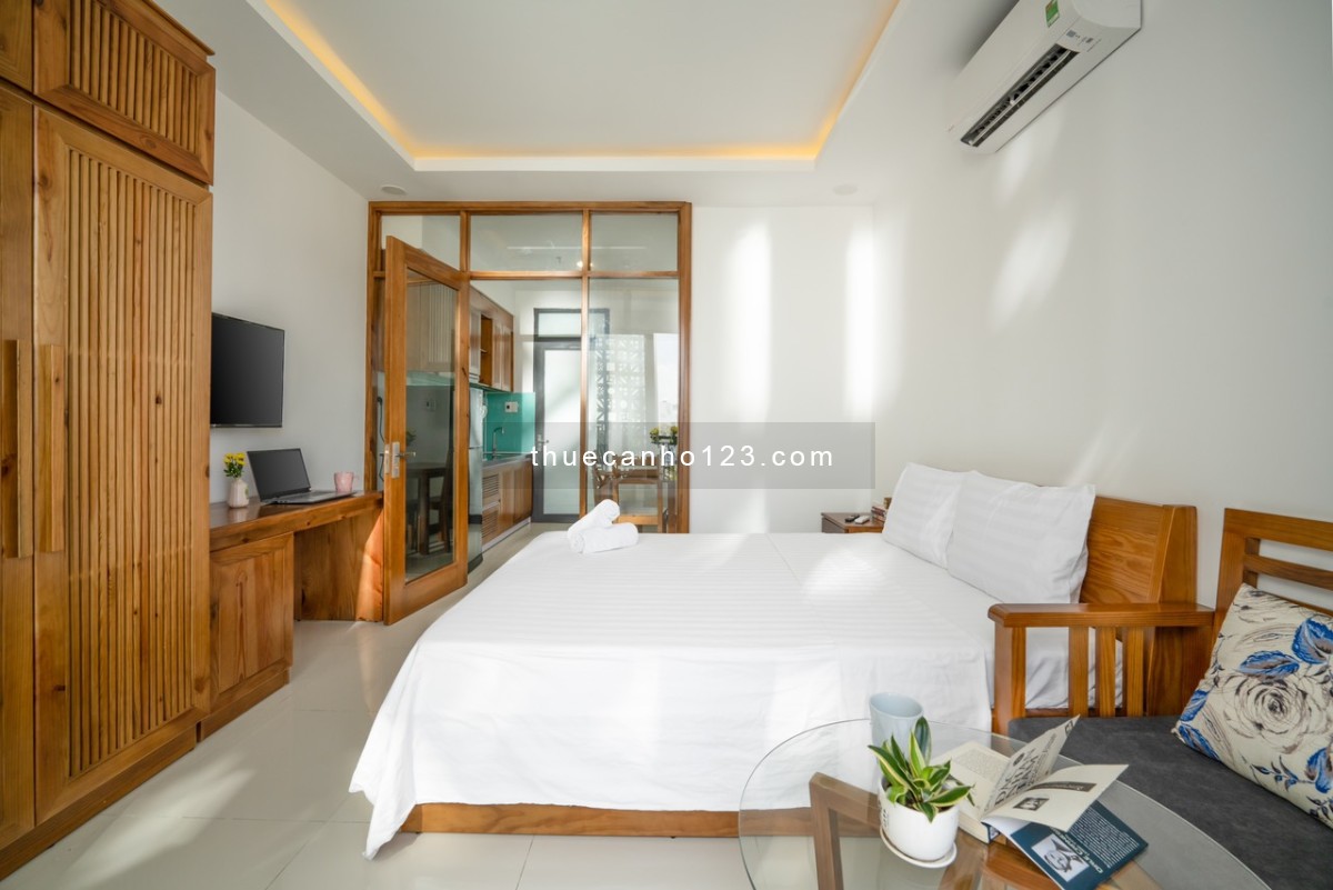 Cho thuê căn hộ 1 phòng ngủ new 99% gần Võ Văn Kiệt!