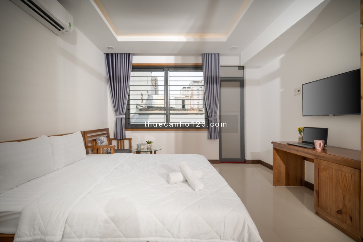 Cho thuê căn hộ 1 phòng ngủ new 99% gần Võ Văn Kiệt!