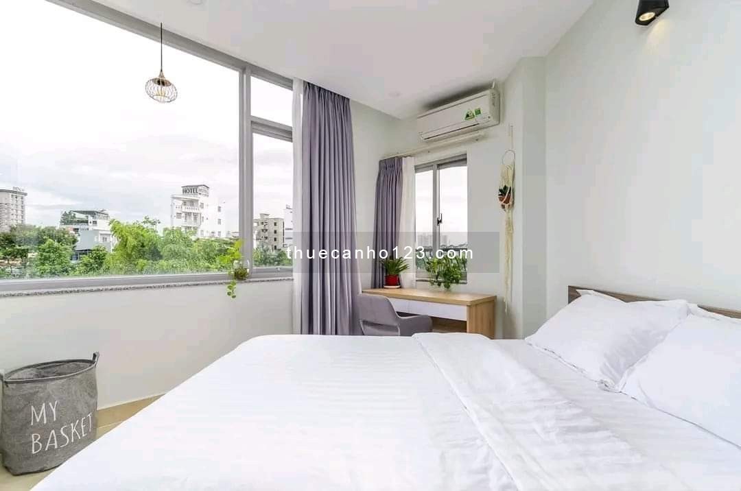 Cho thuê căn hộ 1 phòng ngủ tiện nghi ngay Etown Cộng Hoà, gần sân bay quận Tân Bình