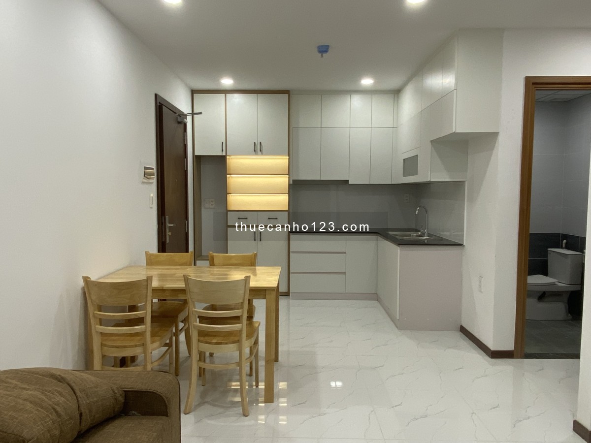 Cho thuê căn hộ góc 64m2 đầy đủ nội thất cạnh KCN Vsip3 Tân Uyên, Bình Dương