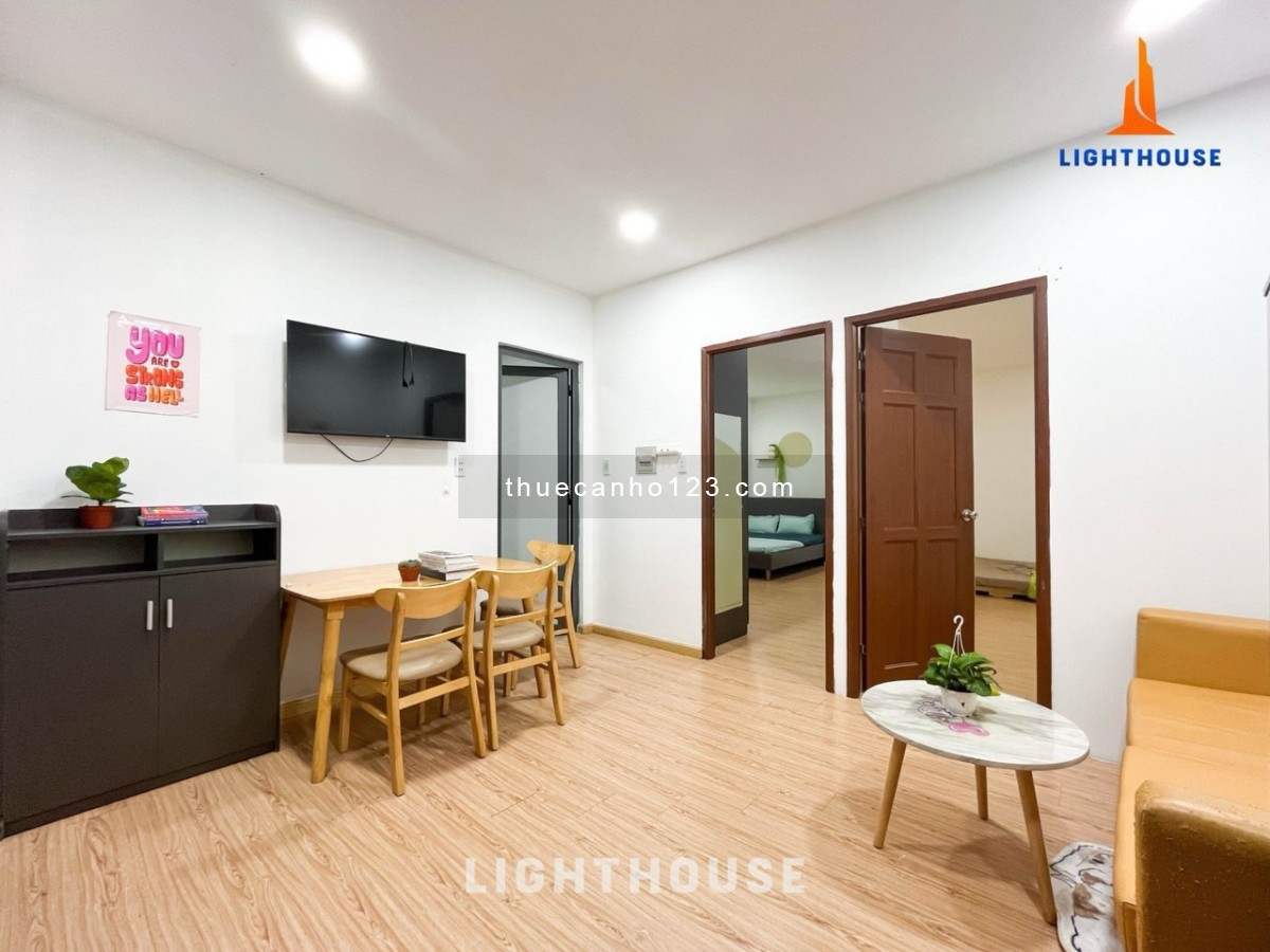 Cho thuê căn hộ 2PN xinh đẹp, rộng rãi tại Yên Thế, quận Tân Bình