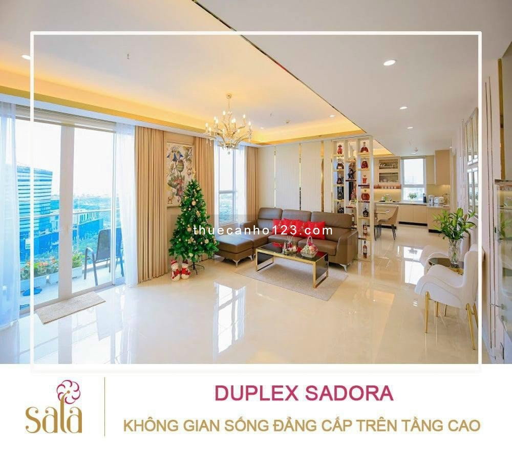 Cho thuê Duplex Sadora 4PN, full nội thất hiện đại, giá 70 triệu/tháng