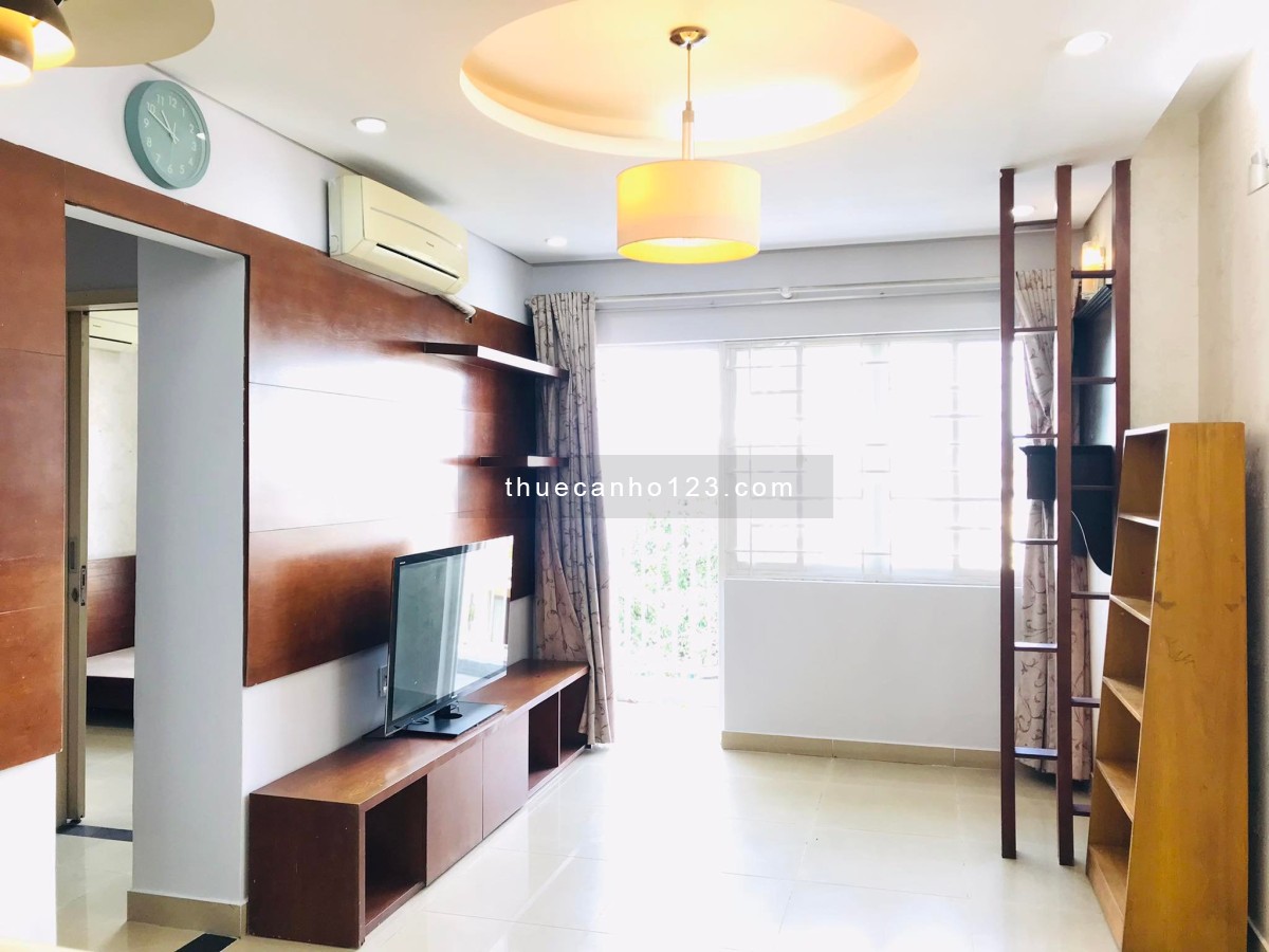 Cần cho thuê Căn Hộ 155 Nguyễn Chí Thanh, Quận 5, Dt : 70m2, 2PN, Có Đầy Đủ Nội Thất, Giá : 10 tr/th