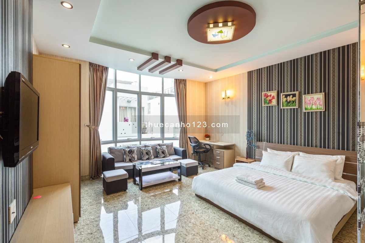 Cho thuê căn hộ cao cấp, full nội thất, Lê Thị Riêng, Quận 1, gần Bùi Thị Xuân và Ngã 6 Phù Đổng