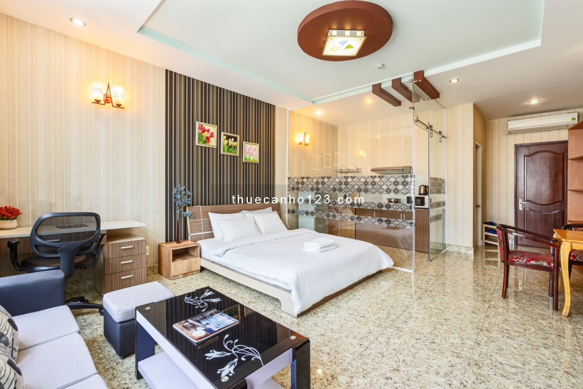 Cho thuê căn hộ cao cấp, full nội thất, Lê Thị Riêng, Quận 1, gần Bùi Thị Xuân và Ngã 6 Phù Đổng