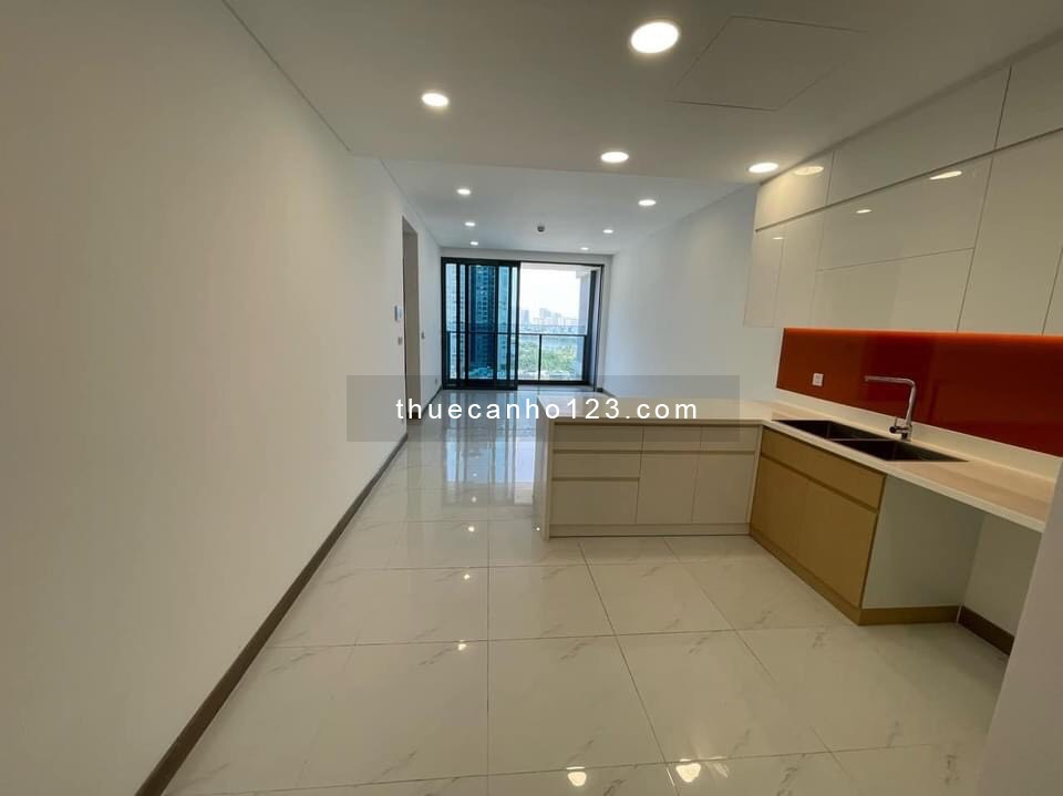 Cho thuê ngay căn hộ Sunwah Pearl 2PN +1 kho, 106m2 có NTCB. Nhà mới, View sông. Giá 30tr