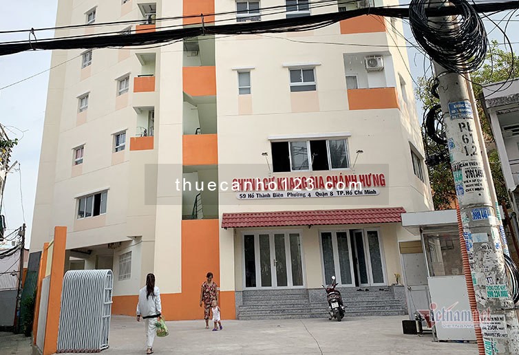 Cho thuê căn hộ Khang Gia Quận 8, DT : 65 m2, 2PN, Giá : 7 triệu/tháng