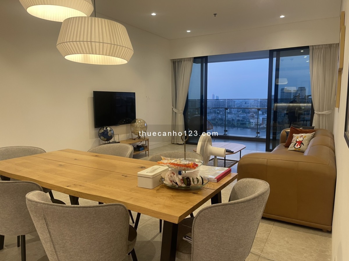 The River Thủ Thiêm 4PN đầy đủ nội thất 180m2 5000 USD