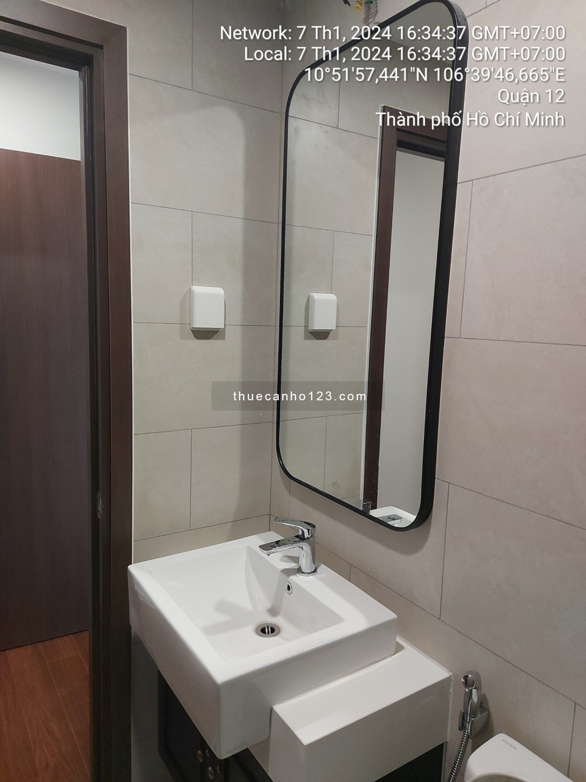 Cho thuê căn hộ 57m2, 2PN, 1WC, Dự án Picity High Park, Quận 12, TP Hồ Chí Minh 8T/Tháng