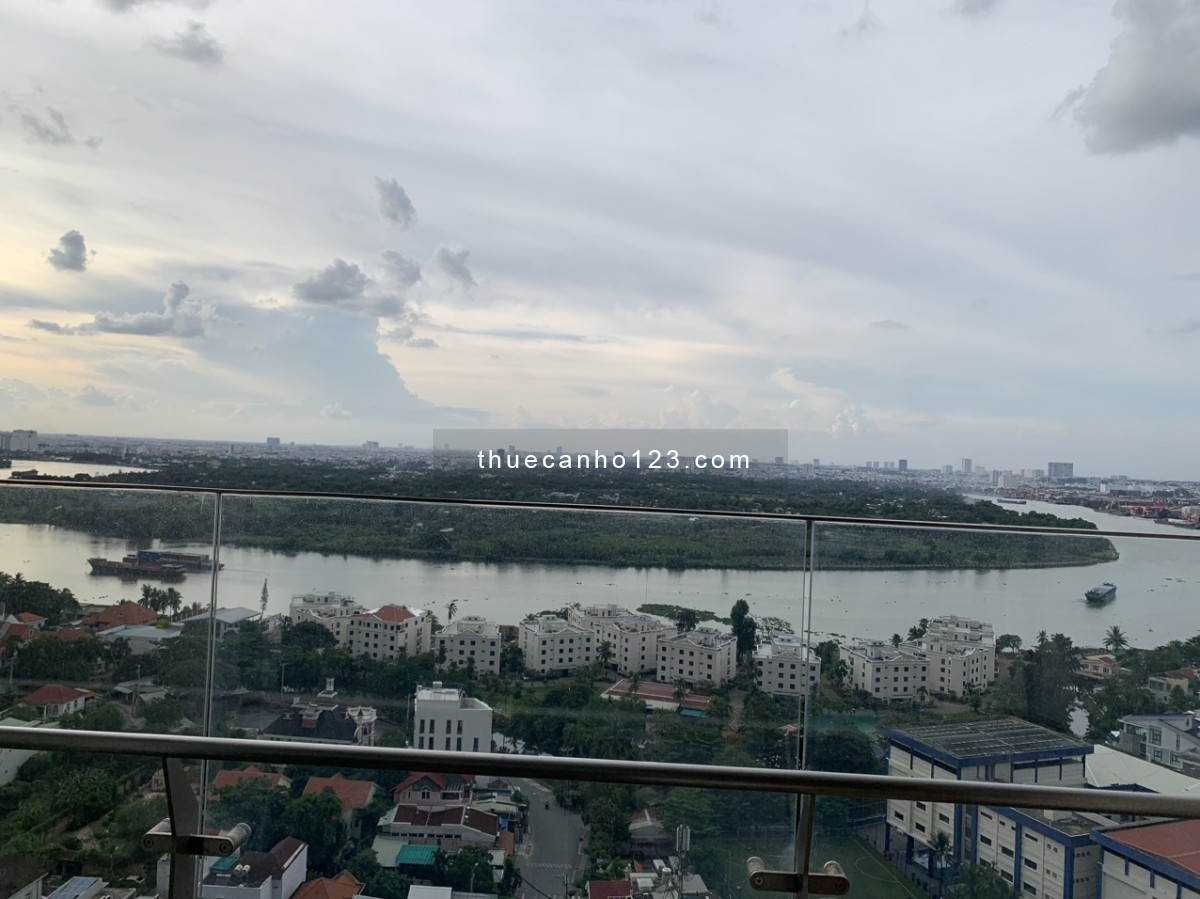 Thuê căn hộ Q2 Thảo Điền, 3PN, 109m2. Full NT đẹp. View trực diện sông. Giá chỉ 42tr