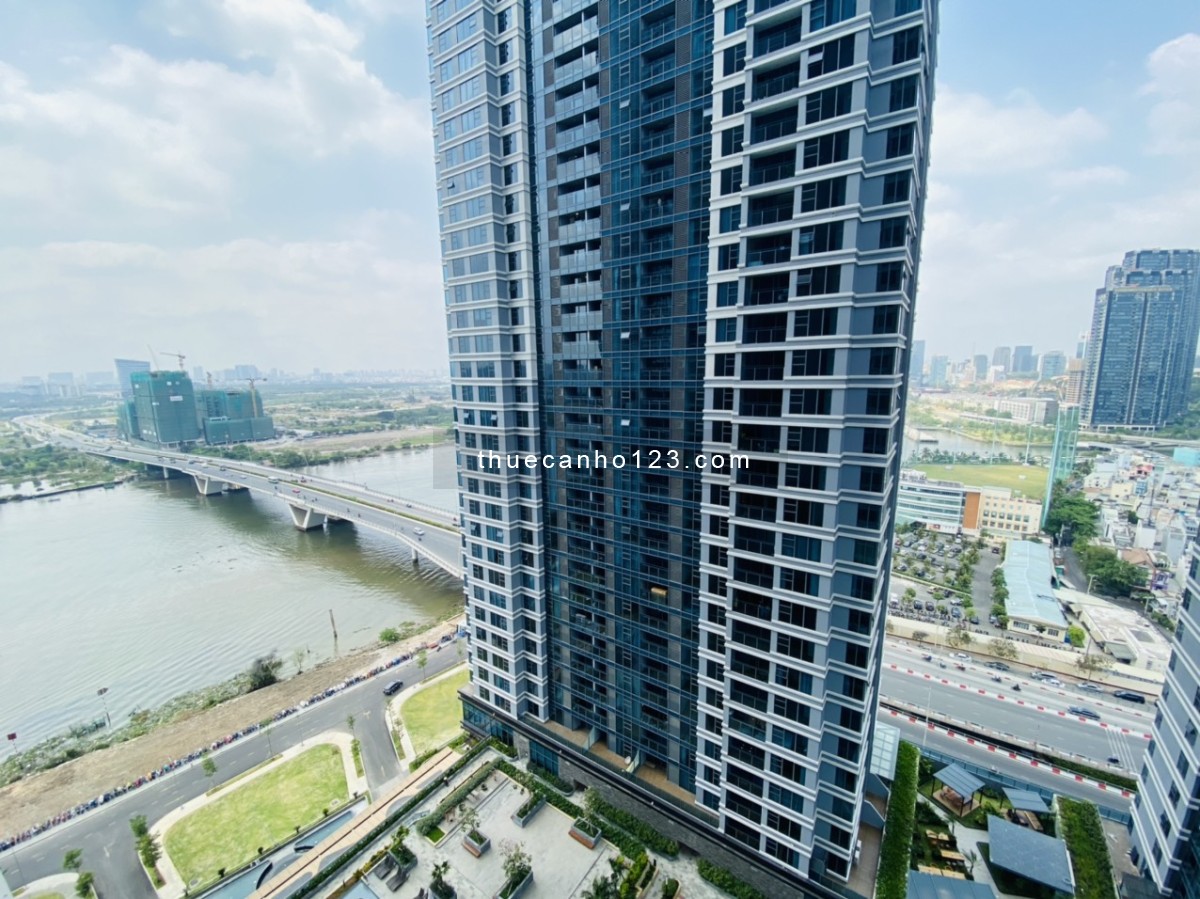 Sunwah Pearl - 107m2 (loại 2PN+1) - View sông và nội khu hồ bơi - Full nội thất - Giá 35 triệu