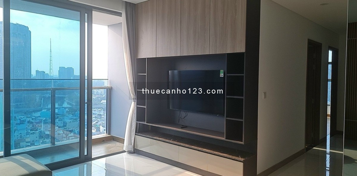 Sunwah Pearl - Căn 125m2 (3PN) tầng cao - trực diện sông & Bitexco quận 1 - Giá 55 triệu