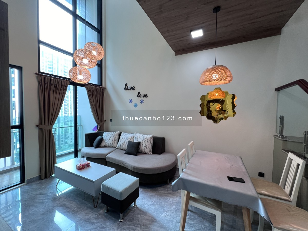 Feliz En Vista - Cần cho thuê Duplex 2PN - nội thất đẹp - tầng cao view sông - 26 triệu/tháng