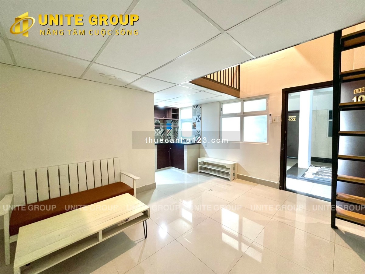 CĂN HỘ DUPLEX,STUDIO FULL NỘI THẤT – BAO RỘNG CAM KẾT NHƯ HÌNH - Gần lotte TDT, RMIT, Tân Kiểng Q7