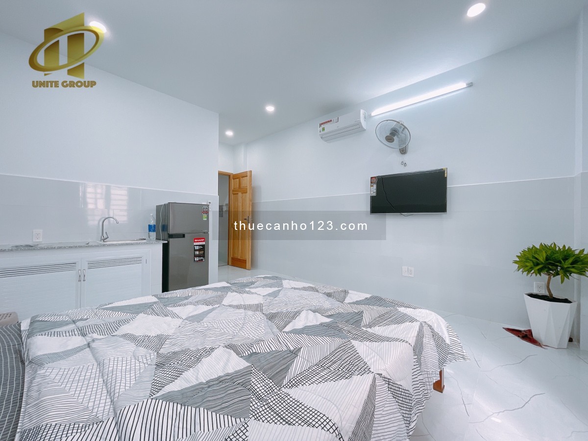 Studio cửa sổ Thoáng ở đầy đủ nội thất Q7 Gần ĐH RMIT, ĐH TDT, LOTTE, Sunrise City, cầu kênh