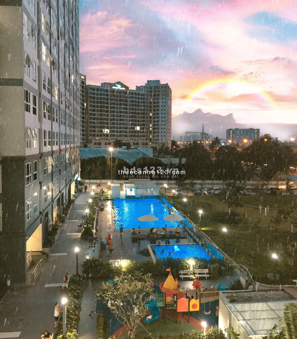 Cho thuê CC Gateway mặt tiền Xa Lộ HN, Ngay tuyến Metro Số 10, Đến Q1 chỉ 10p. Có thể ở 4-6 người.