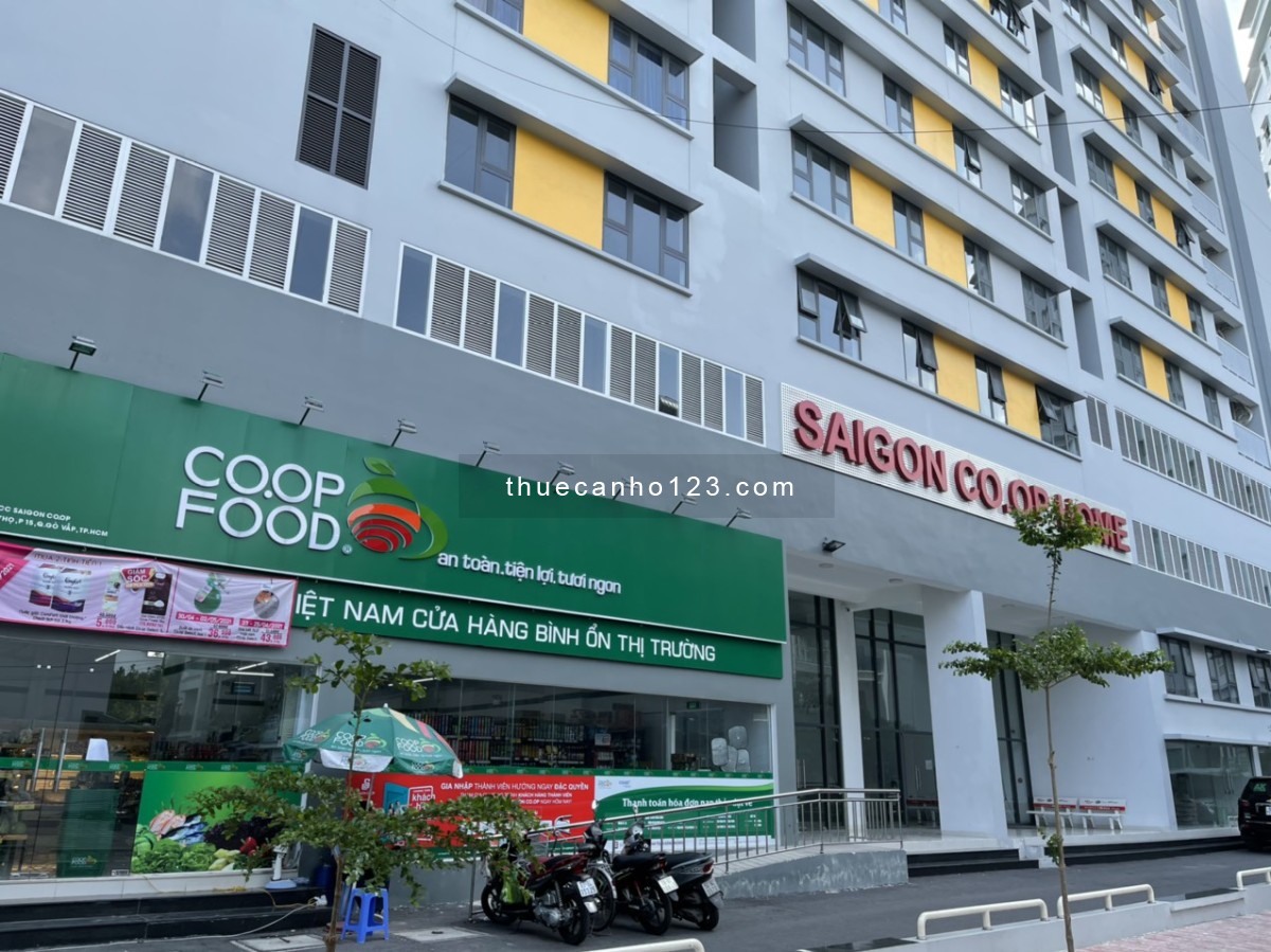 Cho Thuê Căn Hộ Saigon Coop Home 2PN/1WC, 60m2. 8Tr Tel 0943107090 Thủy Xem Nhà