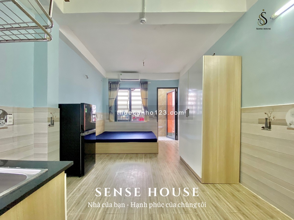 The Sense House - Căn hộ Studio Ban Công/ Cửa sổ lớn 30m2 Siêu Rộng Thoáng - Gần Đầm Sen - 4tr3_5tr