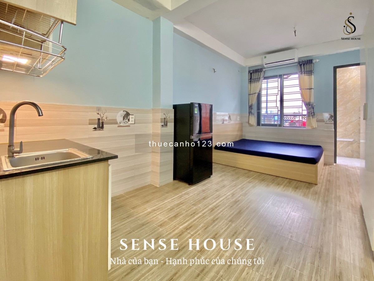 The Sense House - Căn hộ Studio Ban Công/ Cửa sổ lớn 30m2 Siêu Rộng Thoáng - Gần Đầm Sen - 4tr3_5tr