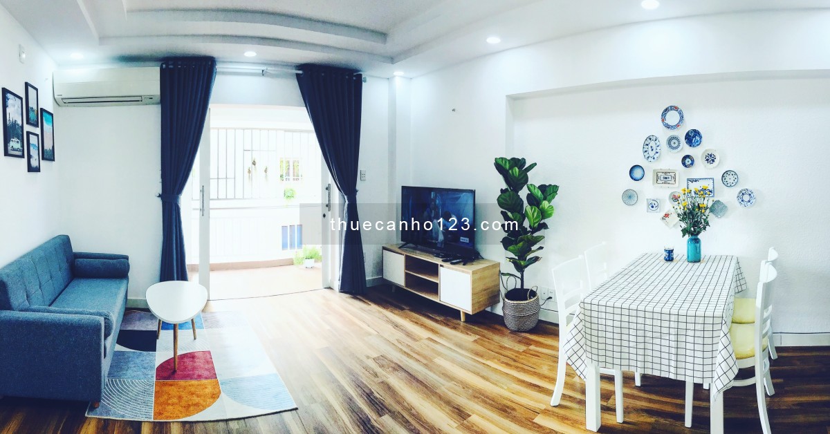 Chính chủ cho thuê CH 107 Trương Định Q3, 83m2, 3pn, 2wc, có bancon full NT đẹp. Giá thật: 20 tr/th