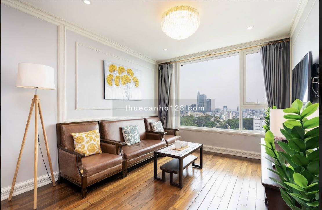 Cho thuê căn hộ Léman Luxury Q3, 110m2, 3pn, 2wc, full NTCC. Giá: 33 tr/th