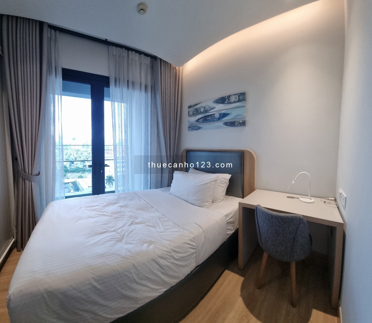 Chính chủ cho thuê CH Hùng Vương Plaza Block B L19, 116m2, 3pn, 3wc, căn góc, full NT. Giá: 20 tr/th