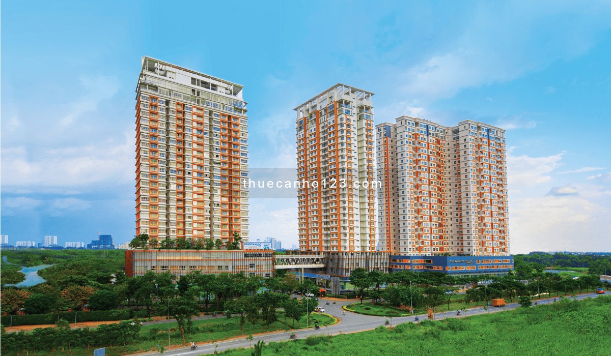 Cho thuê 2 CH 2PN 2WC diện tích 94-97m2 Chung cư Dragon Hill Residence and Suites 2