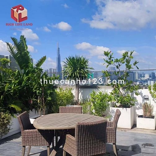 Cho thuê căn Penthouse tại chung cư River Garden, DT 291m2, 5PN4WC, giá 125 TRIỆU