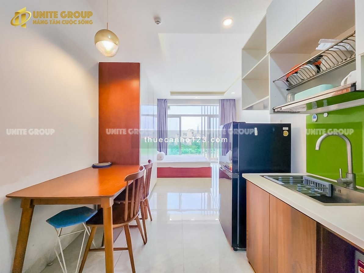 STUDIO BANCON view sông full nội thất gần ĐH UFM , cầu Tân Thuận