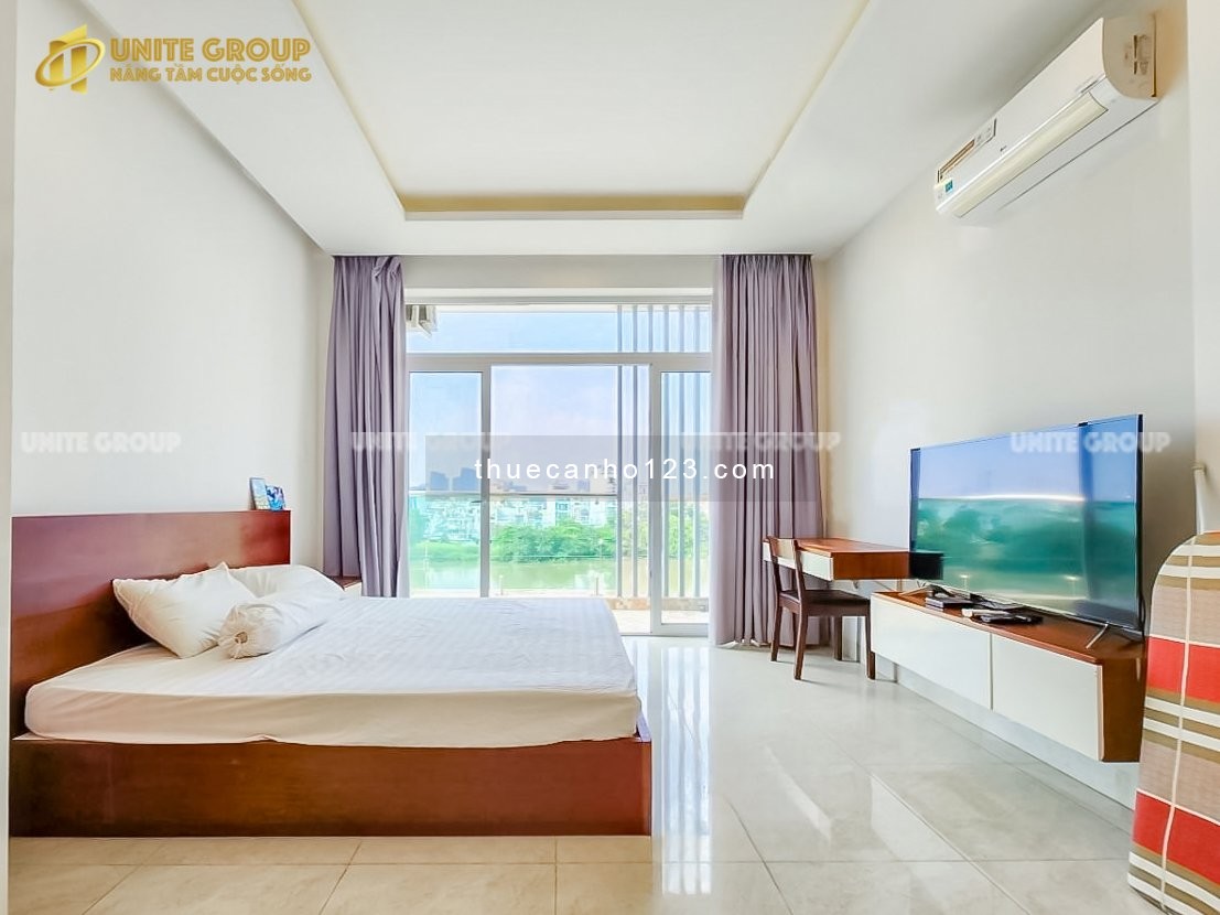 STUDIO BANCON view sông full nội thất gần ĐH UFM , cầu Tân Thuận