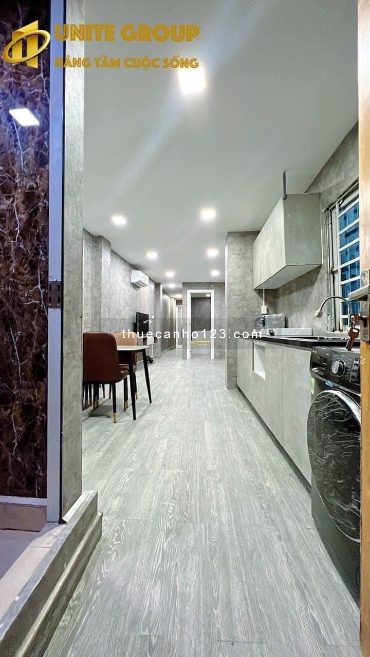 Cho thuê căn hộ 2pn tông phòng xám tại Võ Thị Sáu quận 3 gần công viên Lê Văn Tám