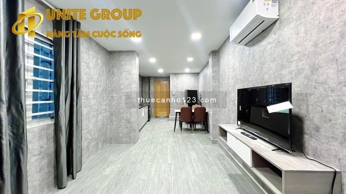 Cho thuê căn hộ 2pn tông phòng xám tại Võ Thị Sáu quận 3 gần công viên Lê Văn Tám