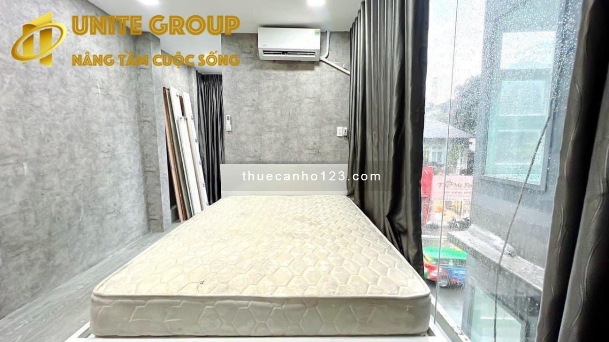 Cho thuê căn hộ 2pn tông phòng xám tại Võ Thị Sáu quận 3 gần công viên Lê Văn Tám