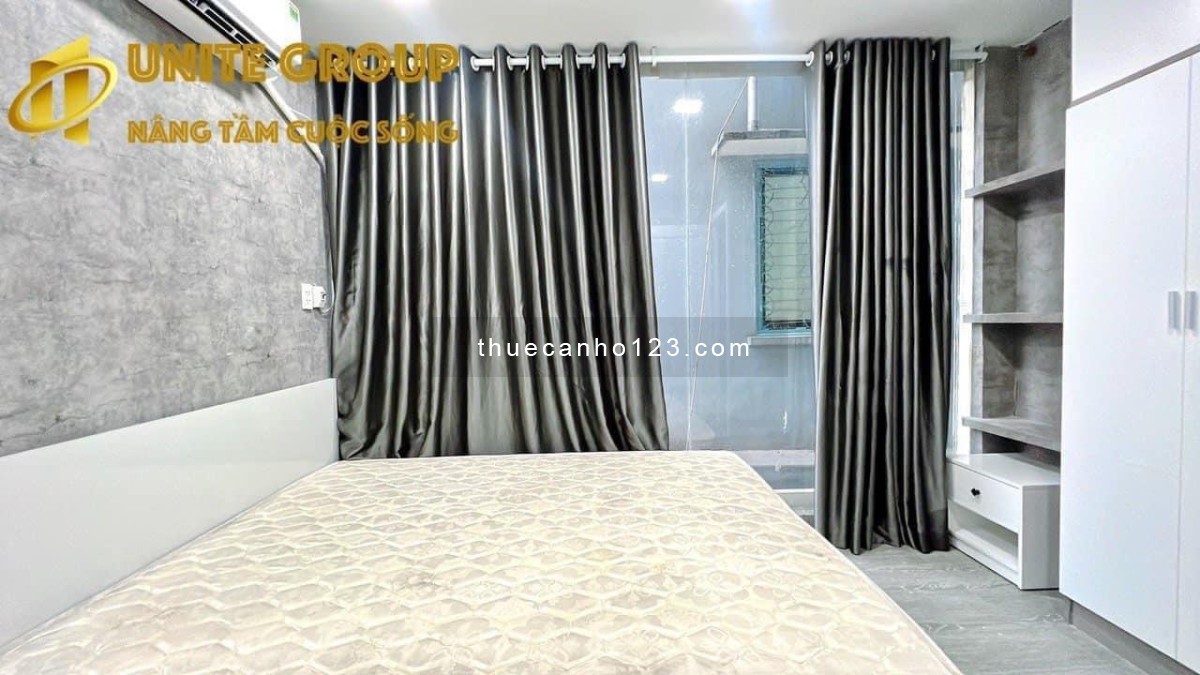 Cho thuê căn hộ 2pn tông phòng xám tại Võ Thị Sáu quận 3 gần công viên Lê Văn Tám