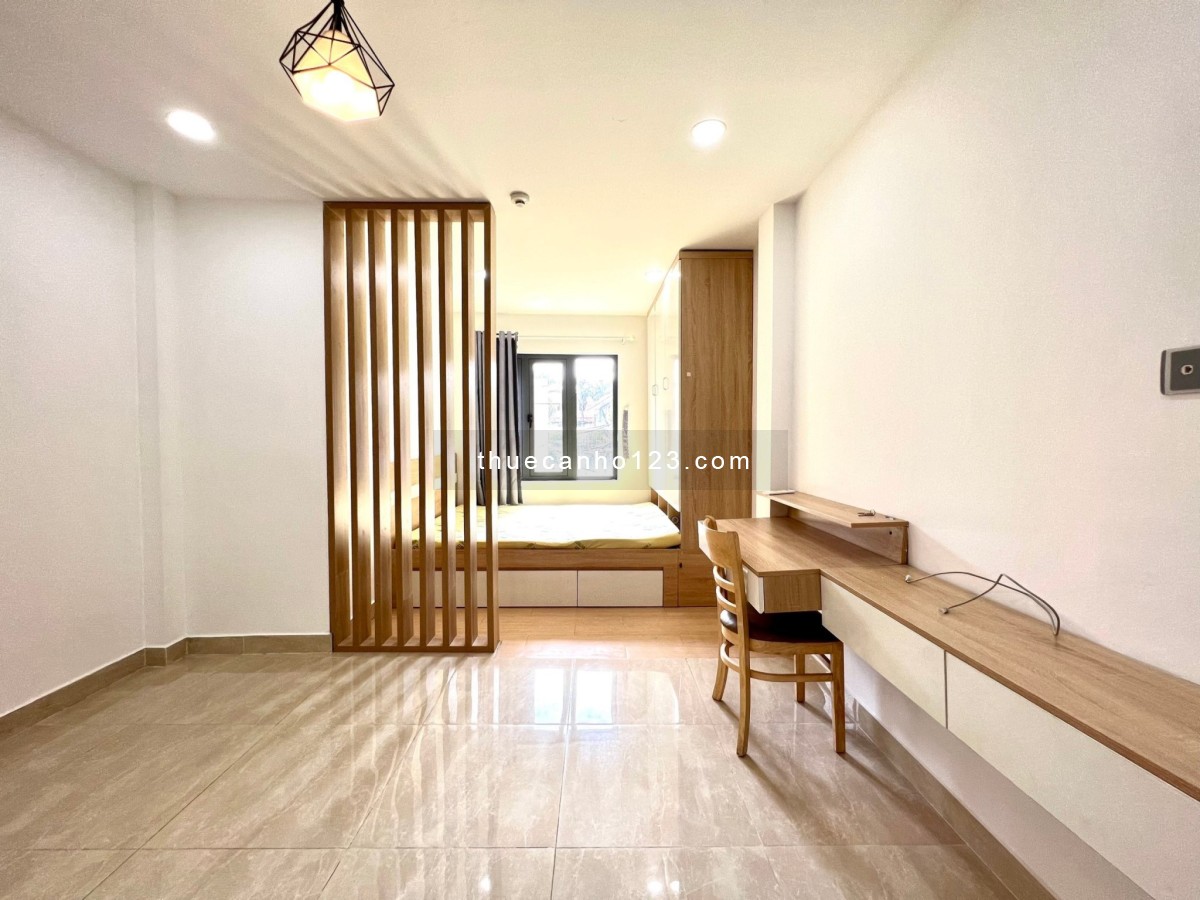 Phòng Studio Full nội thất - cửa số thoáng mát - phòng rộng 25m2 Nơ Trang Long, P13, Bình Thạnh