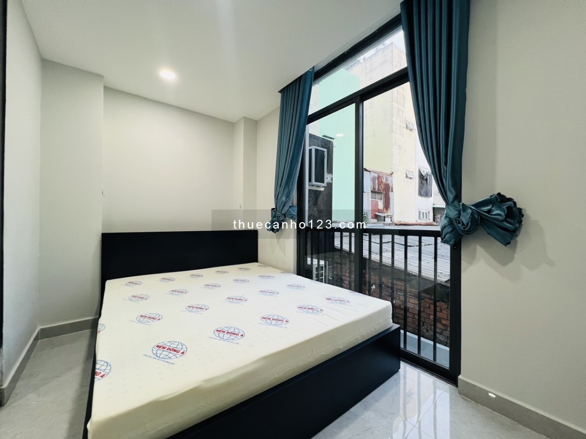 Căn hộ 1PN cho thuê gần Terra Royal Nam Kỳ Khởi Nghĩa Q3, mặt tiền ô tô, đầy đủ tiện ích - nội thất