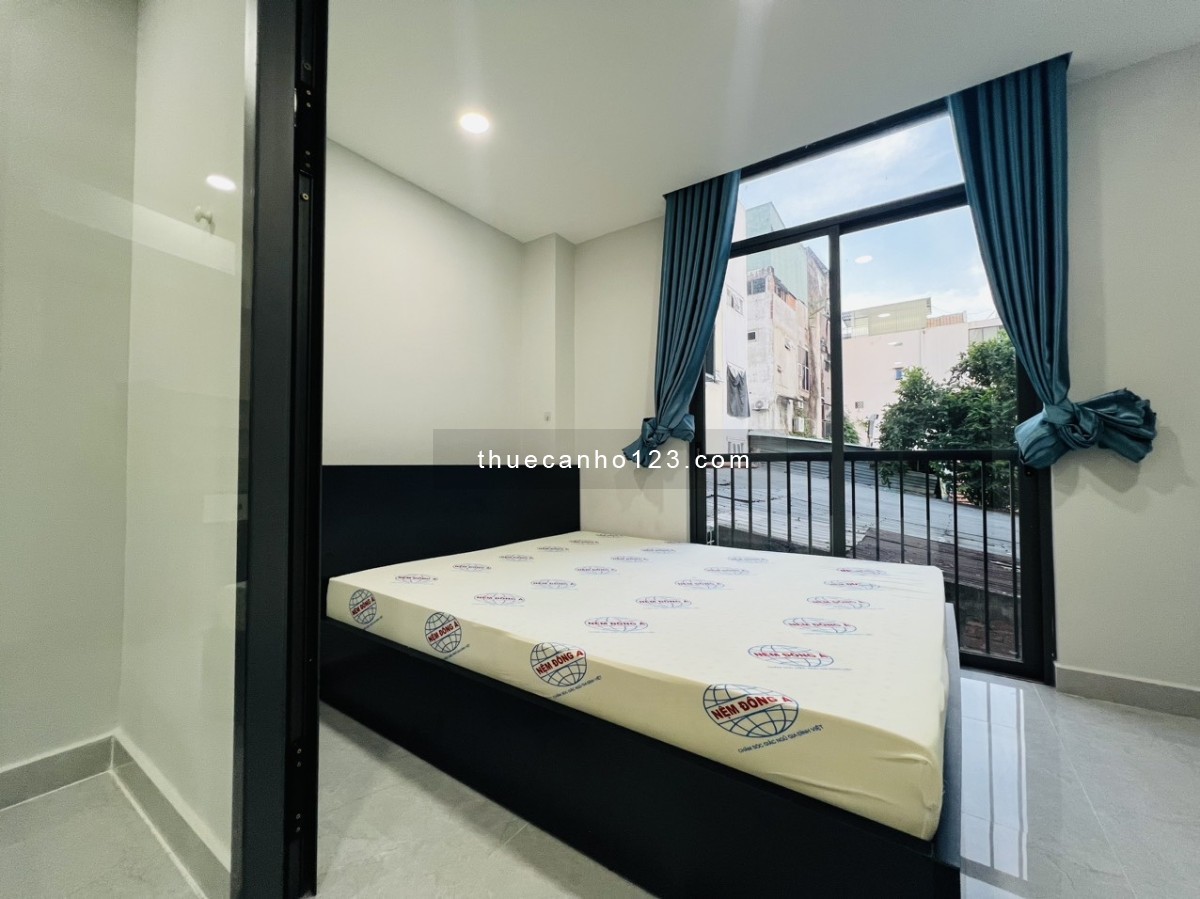 Căn hộ 1PN cho thuê gần Terra Royal Nam Kỳ Khởi Nghĩa Q3, mặt tiền ô tô, đầy đủ tiện ích - nội thất